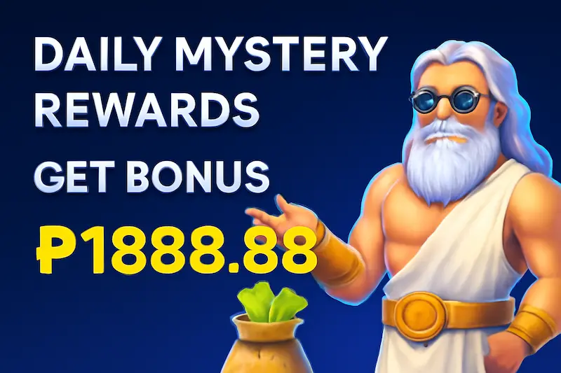 Daily Mystery Rewards get Bonus P1888.88