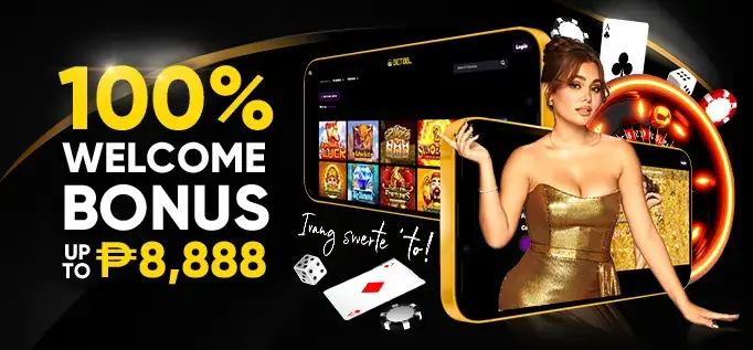 100% welcome reward up to 8,888